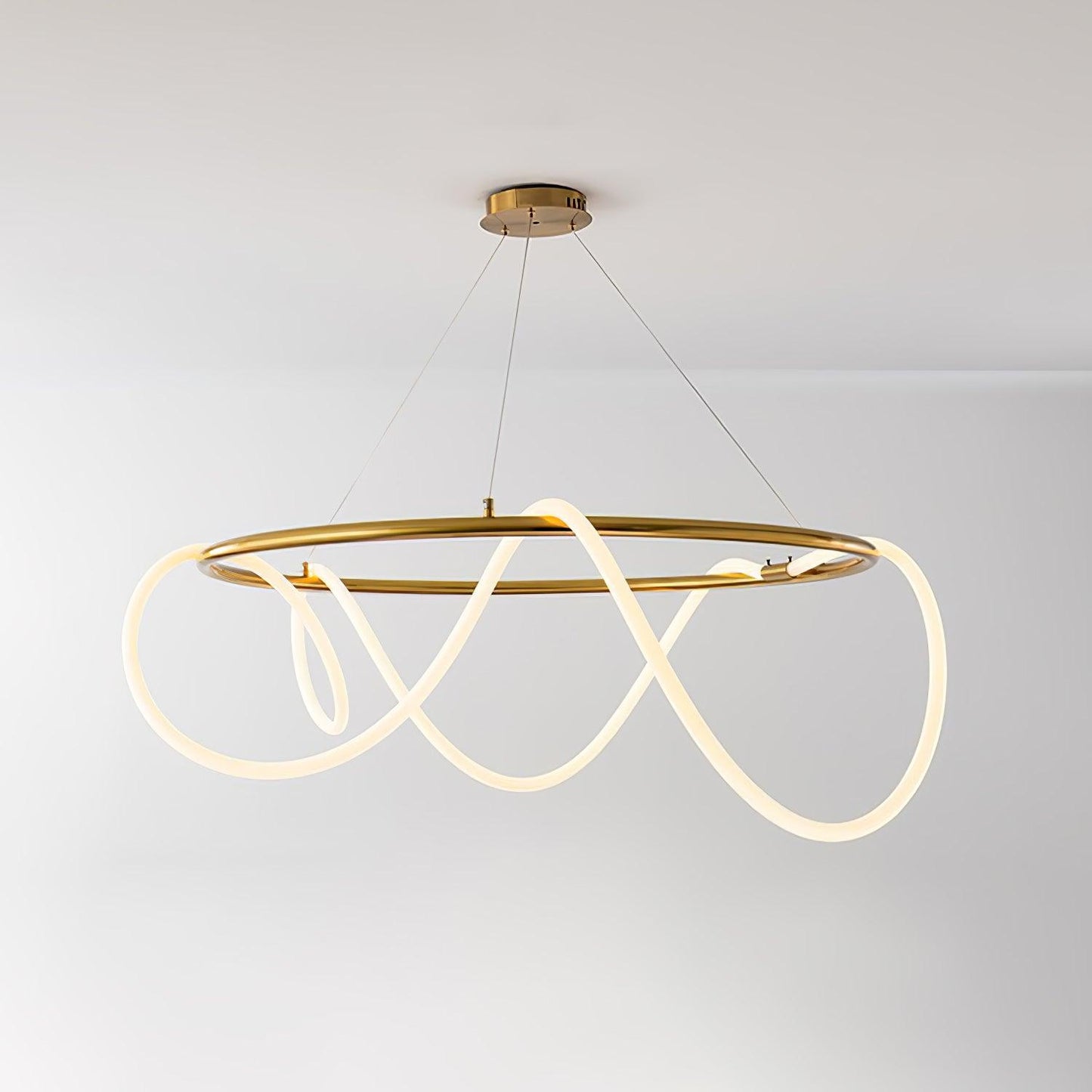 Flexible Linear Curve Electrolier Chandelier