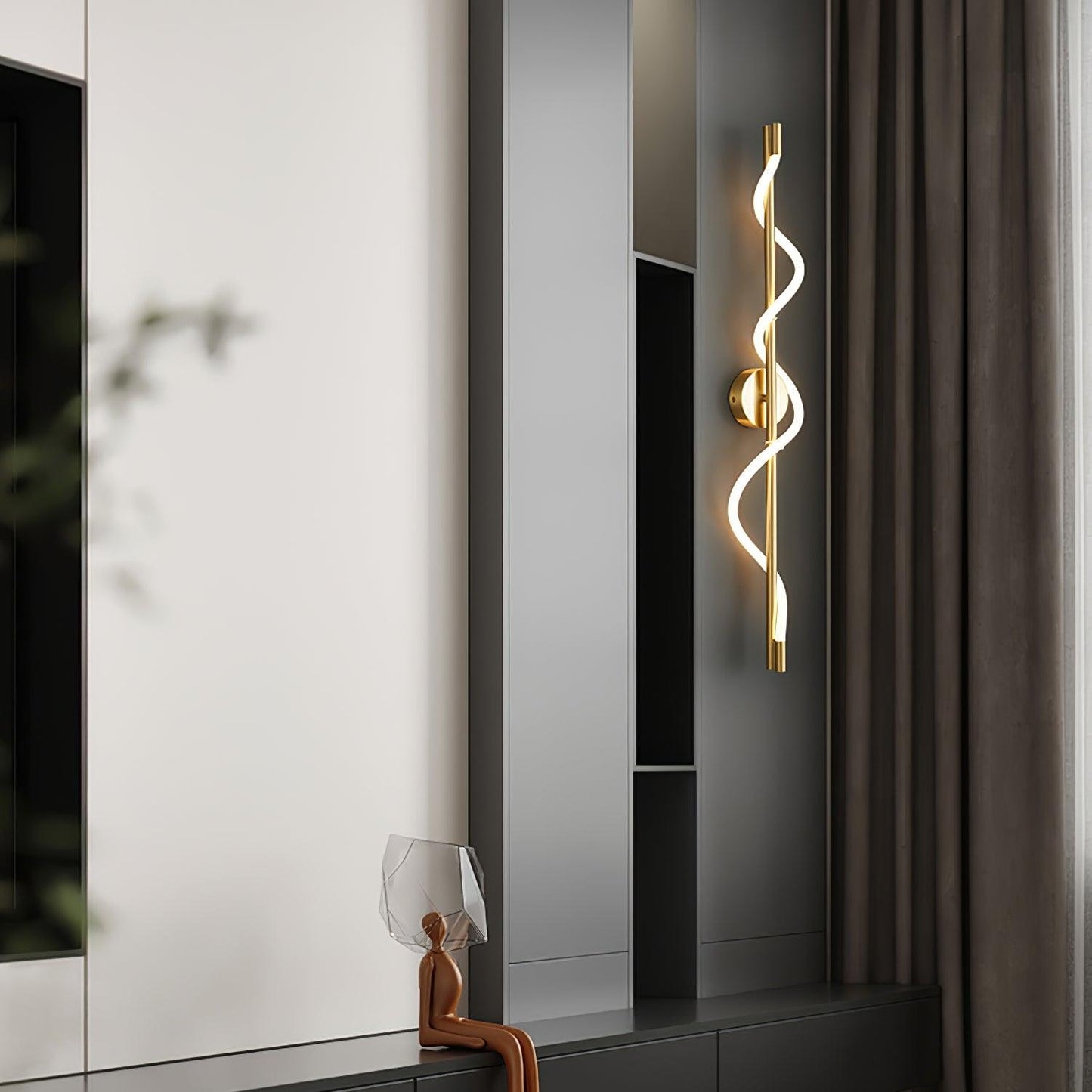 Flexible Linear Curve Sconce Wall Lamp