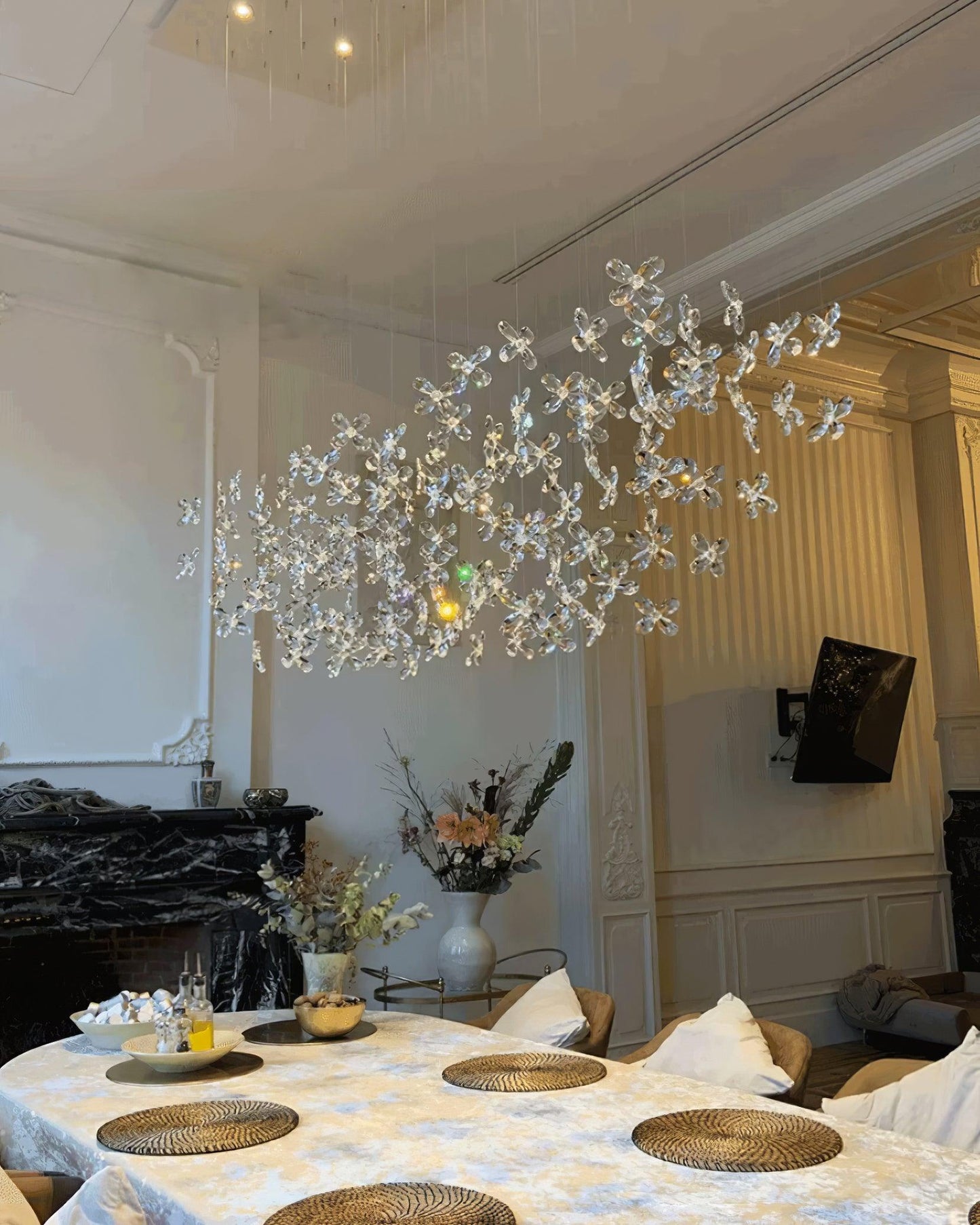 Floating Butterfly Electrolier Chandelier