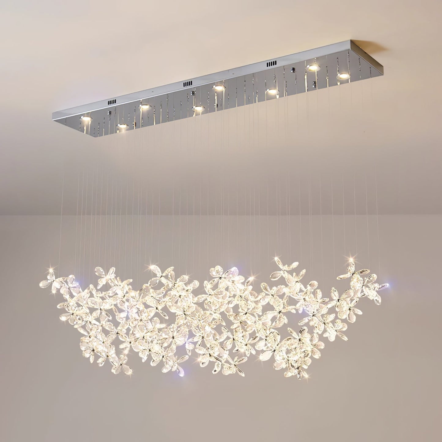 Floating Butterfly Electrolier Chandelier