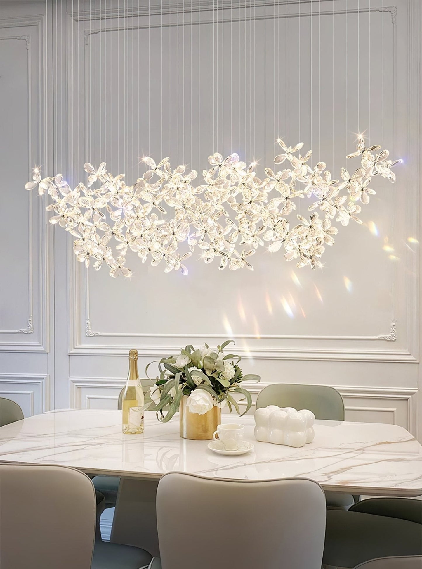 Floating Butterfly Electrolier Chandelier