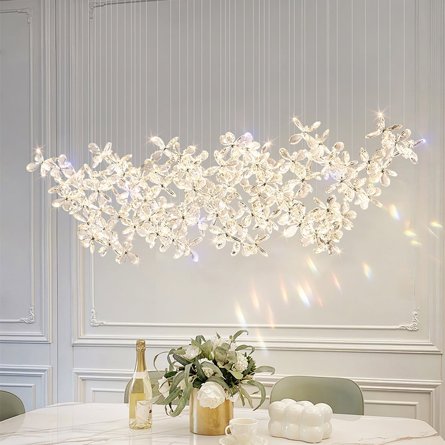 Floating Butterfly Electrolier Chandelier