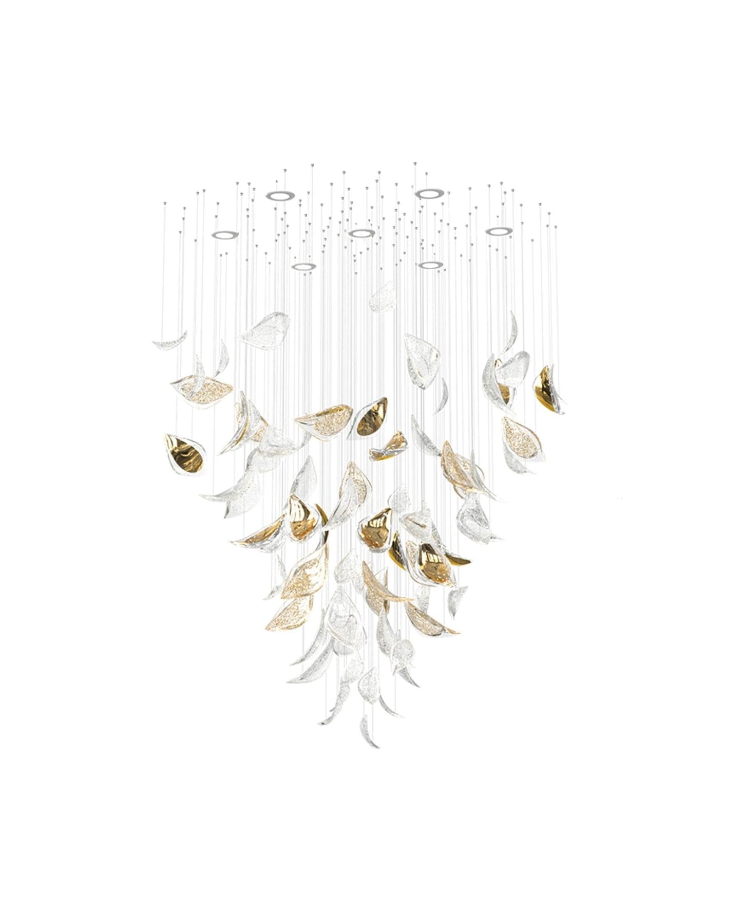 Floating Leaves Ceiling fixture Chandelier