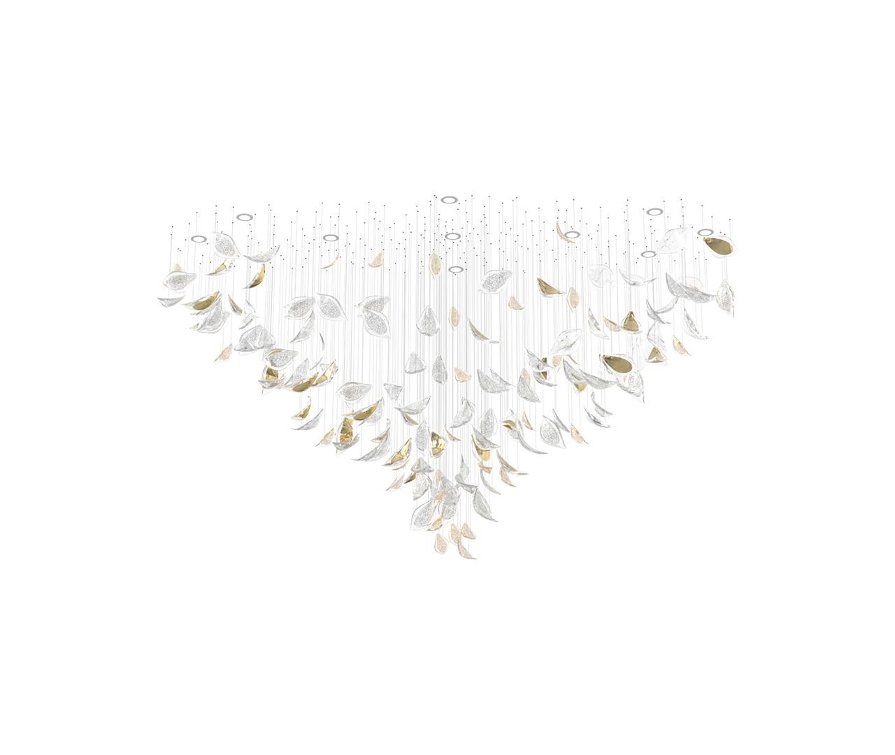 Floating Leaves Ceiling fixture Chandelier