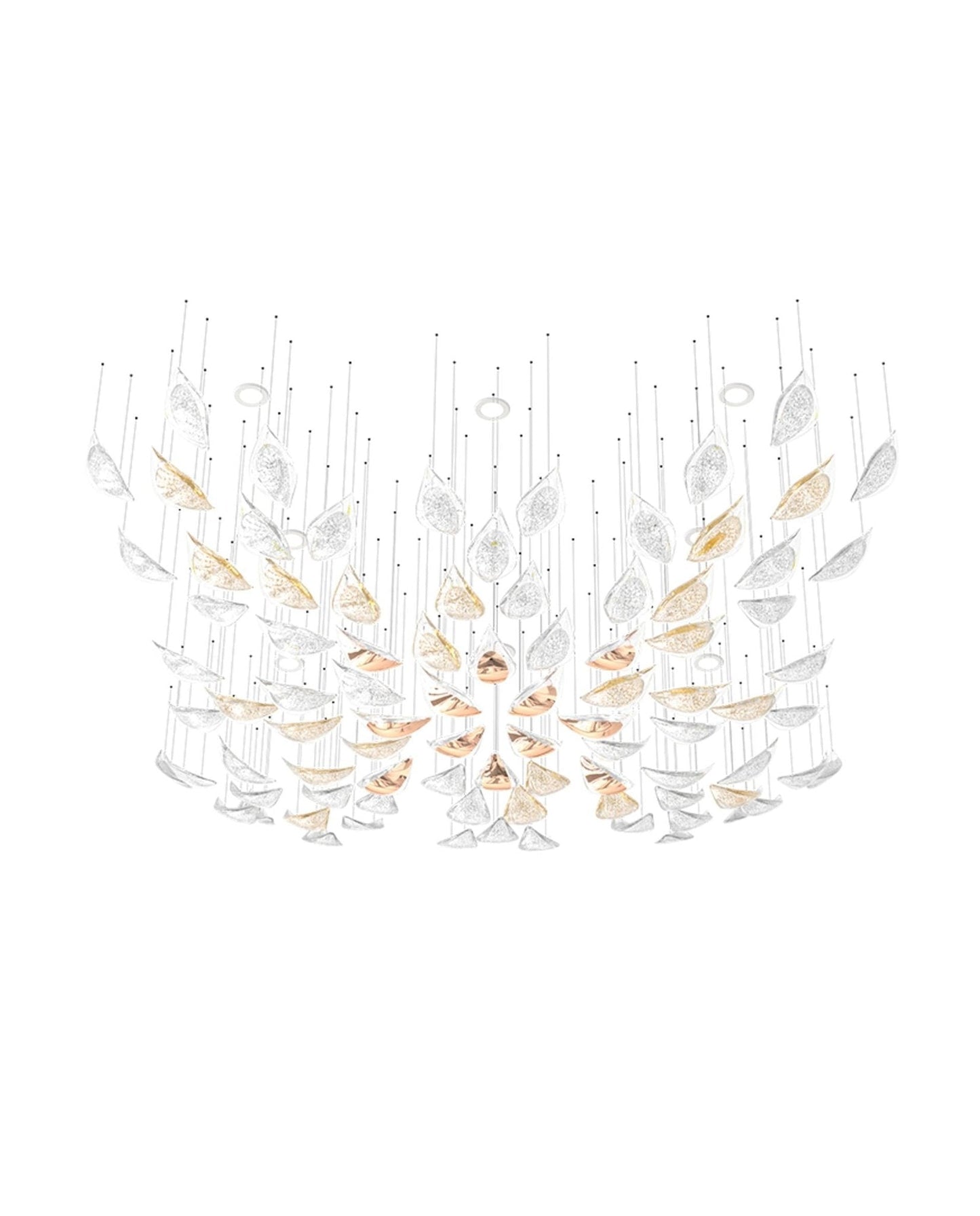 Floating Leaves Ceiling fixture Chandelier