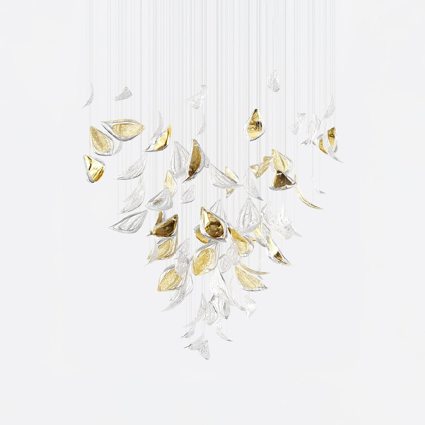 Floating Leaves Ceiling fixture Chandelier