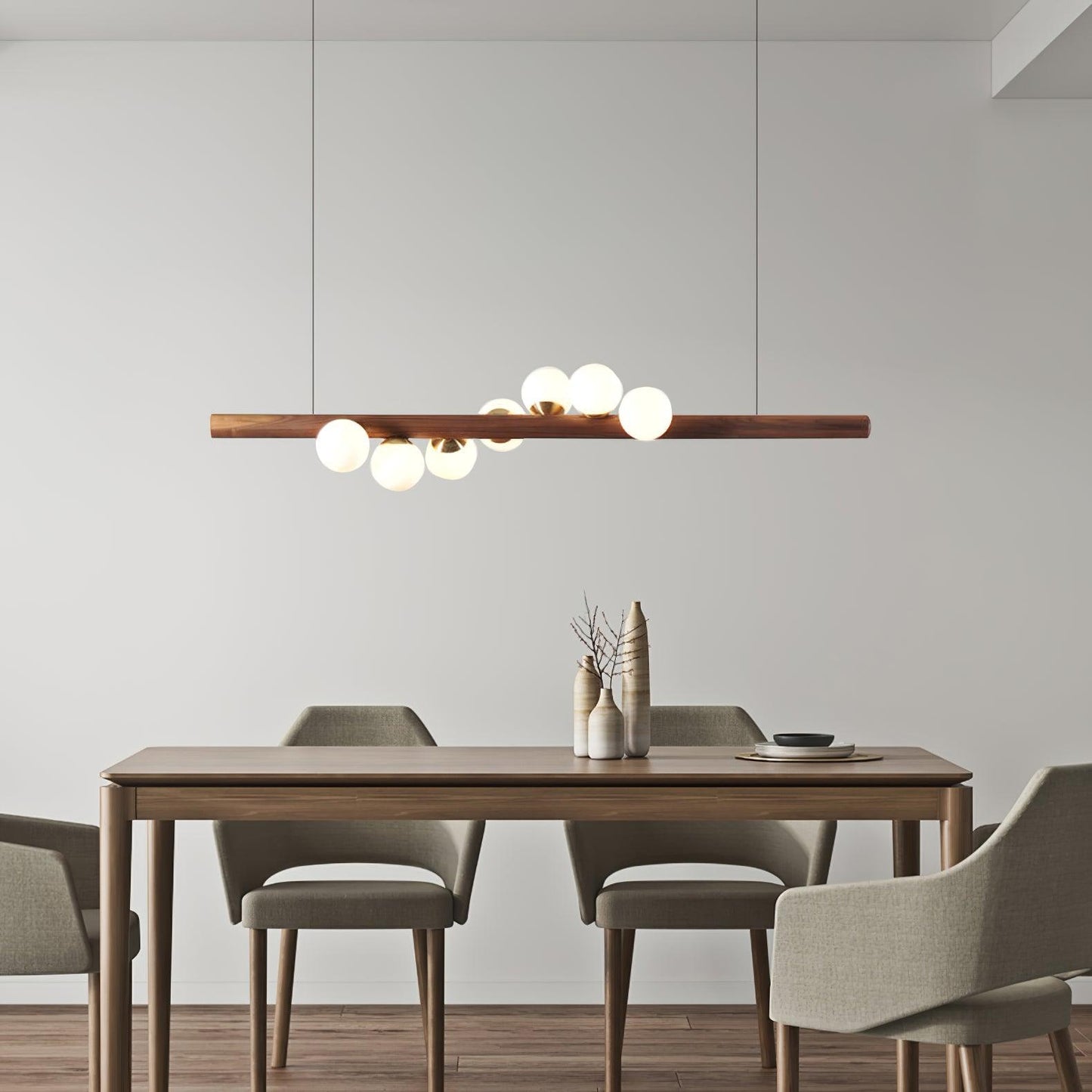 Scandinavian Wooden Hanging light Pendant Lamp