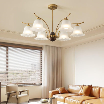 Flora Brass Electrolier Chandelier