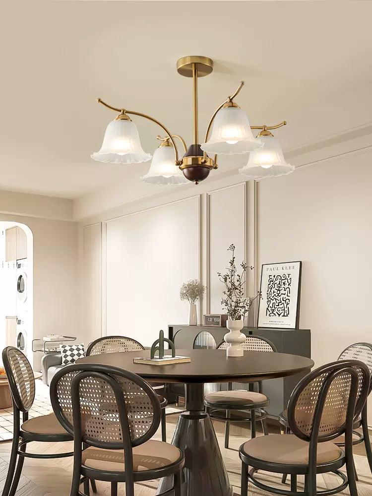 Flora Brass Electrolier Chandelier