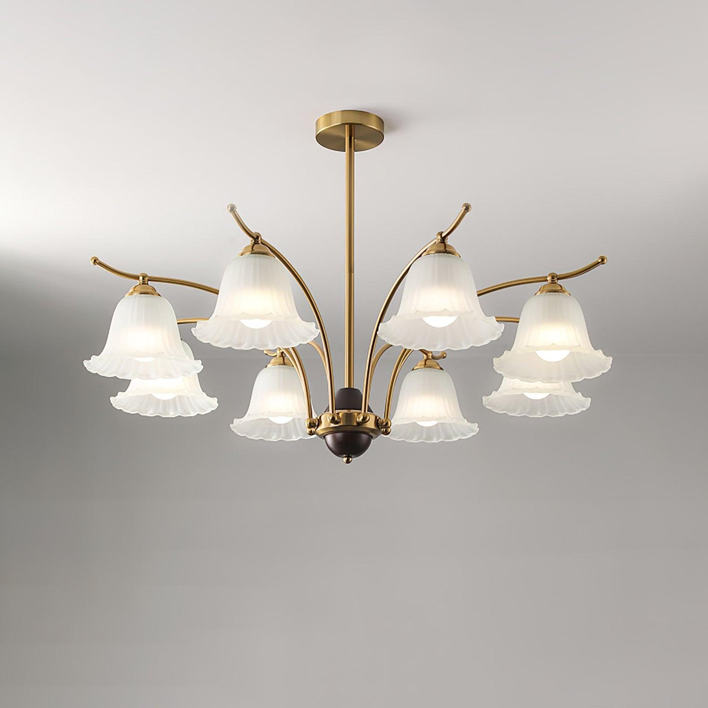 Flora Brass Electrolier Chandelier