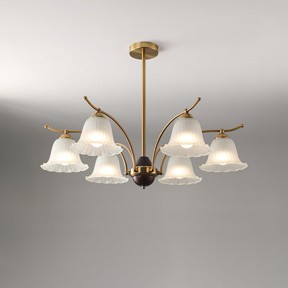 Flora Brass Electrolier Chandelier