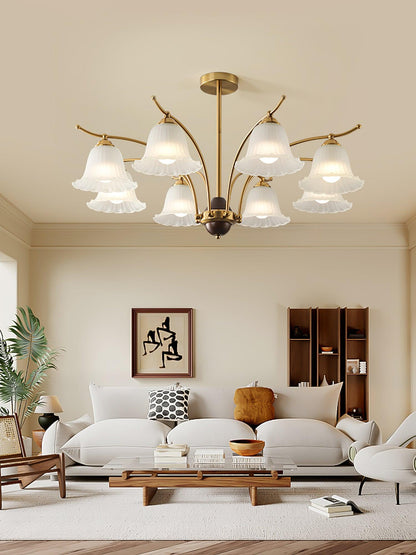 Flora Brass Electrolier Chandelier