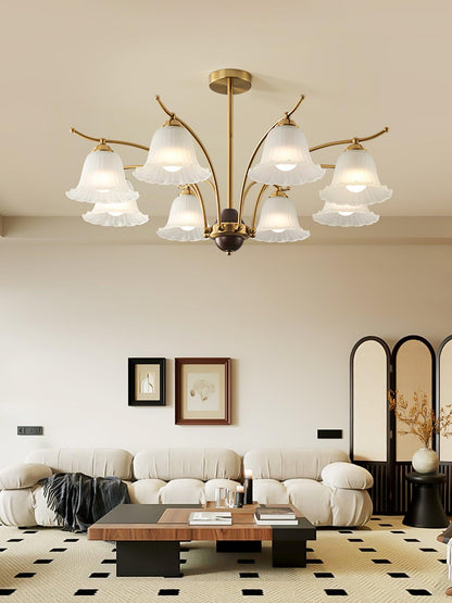 Flora Brass Electrolier Chandelier