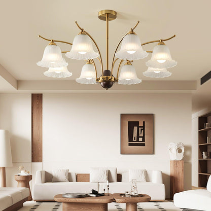 Flora Brass Electrolier Chandelier