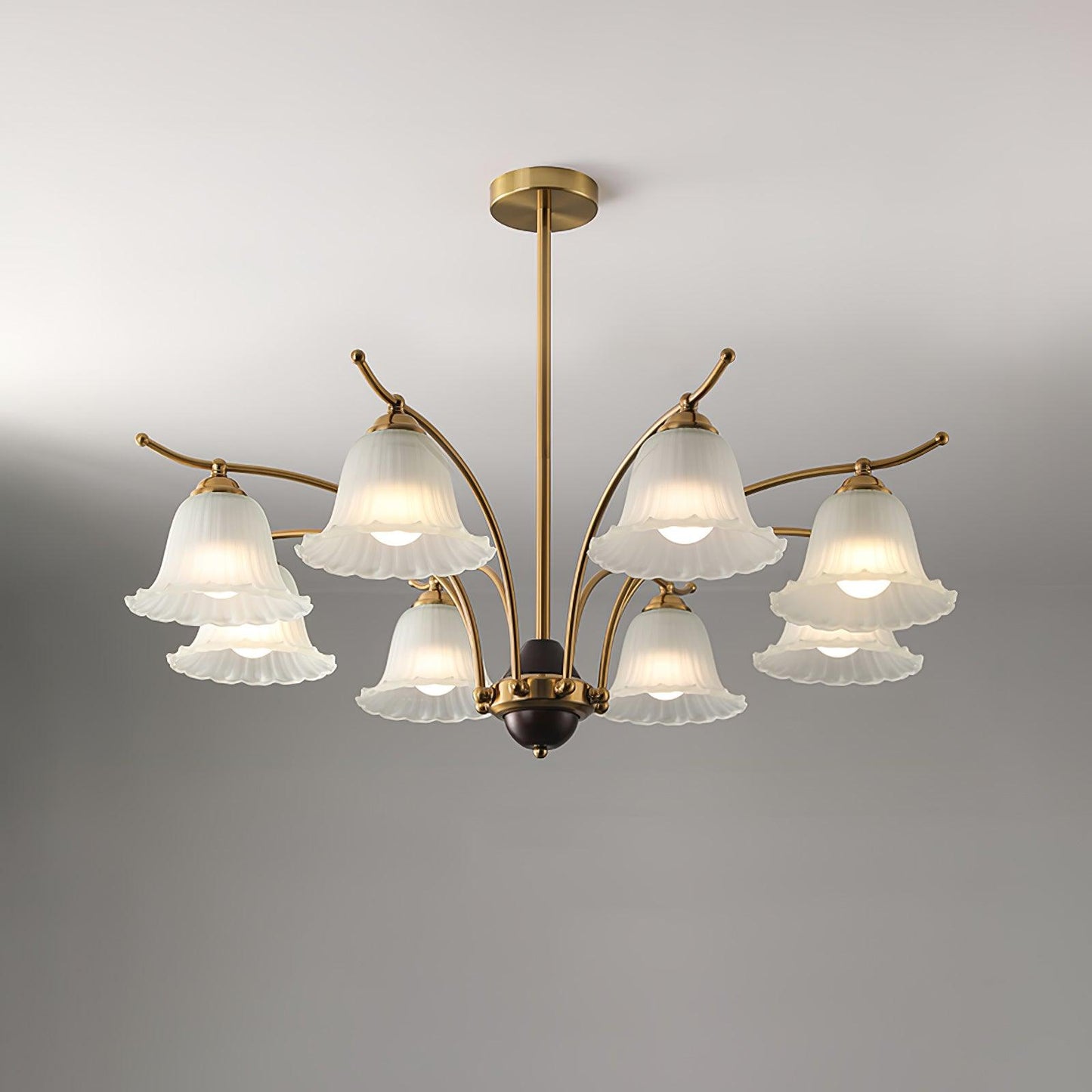 Flora Brass Electrolier Chandelier