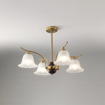 Flora Brass Electrolier Chandelier