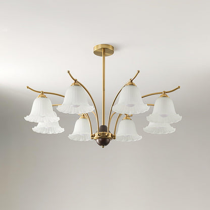 Flora Brass Electrolier Chandelier