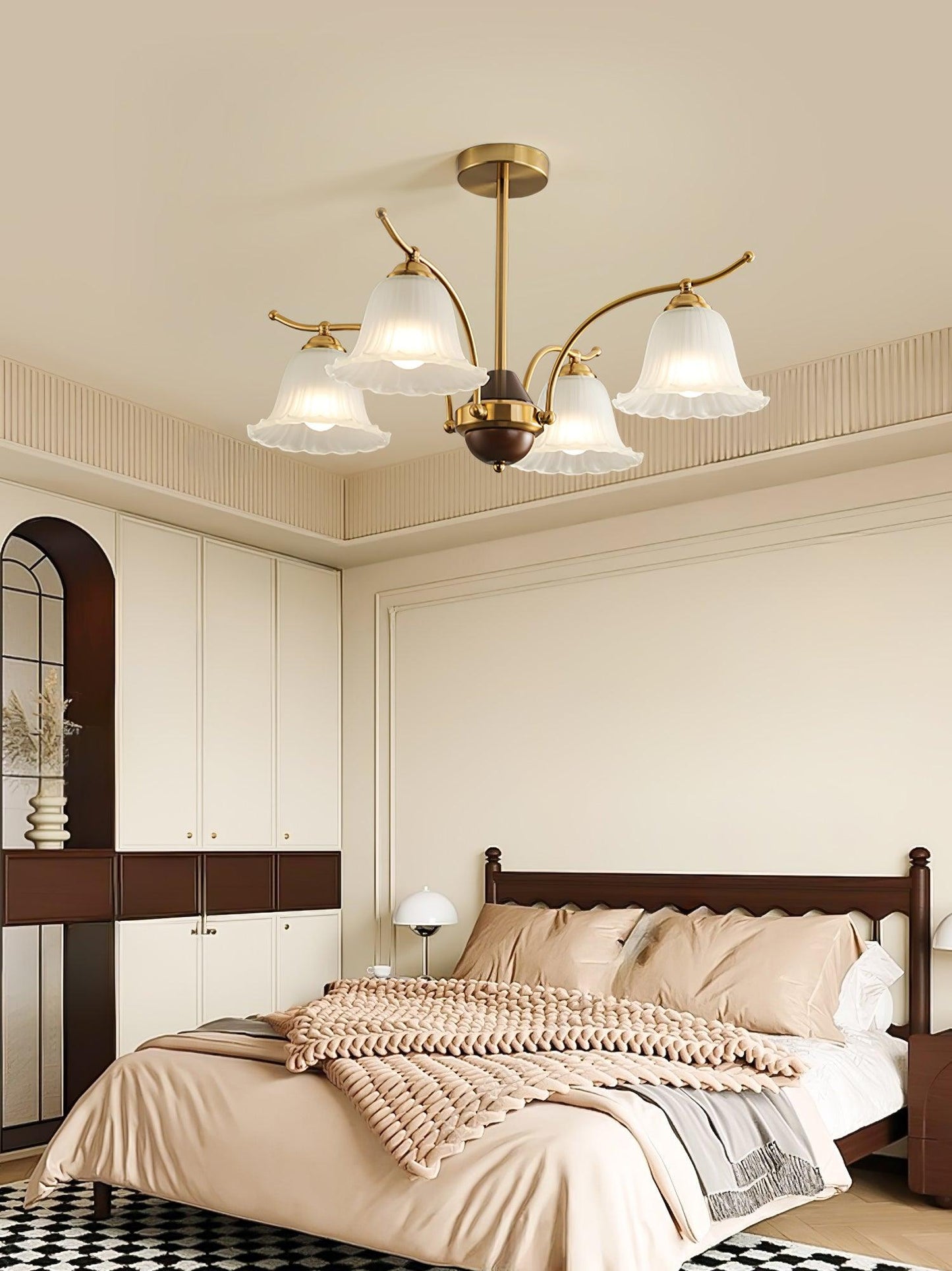 Flora Brass Electrolier Chandelier