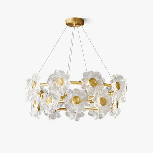 Flora Glass Candelabrum Chandelier