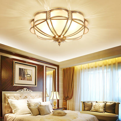 Floral Brass Ceiling-mounted light Ceiling Lamp