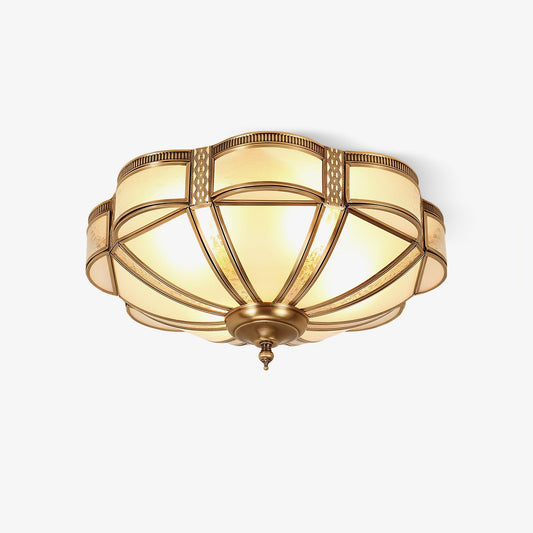 Floral Brass Ceiling-mounted light Ceiling Lamp