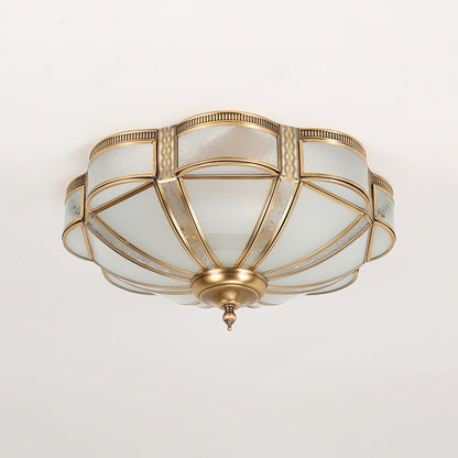 Floral Brass Ceiling-mounted light Ceiling Lamp