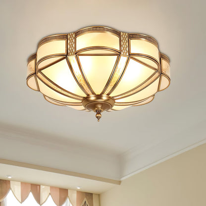 Floral Brass Ceiling-mounted light Ceiling Lamp