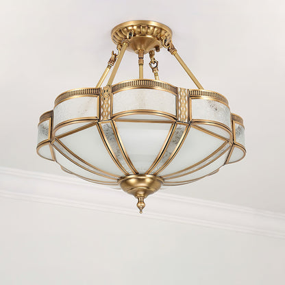 Floral Brass Ceiling-mounted light Ceiling Lamp