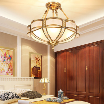 Floral Brass Ceiling-mounted light Ceiling Lamp