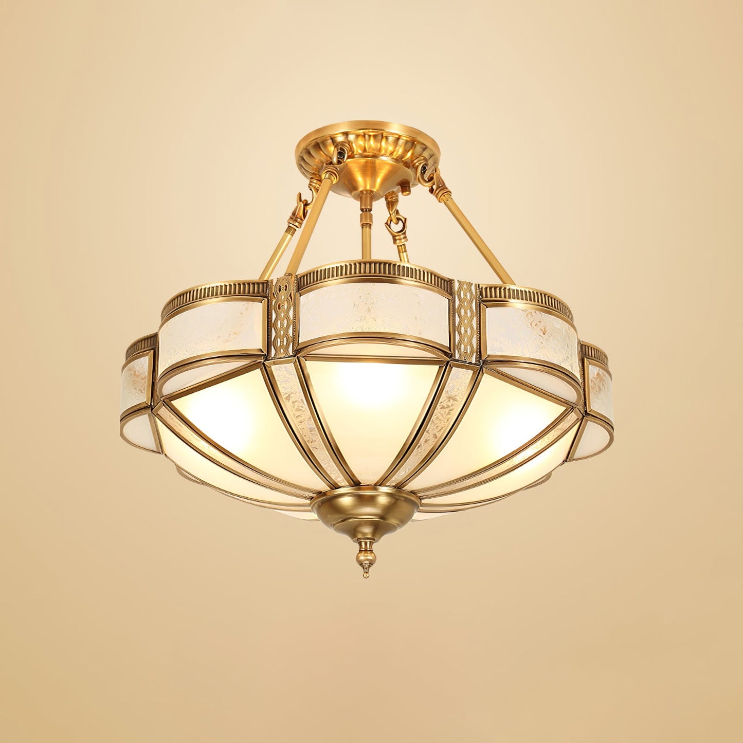 Floral Brass Ceiling-mounted light Ceiling Lamp