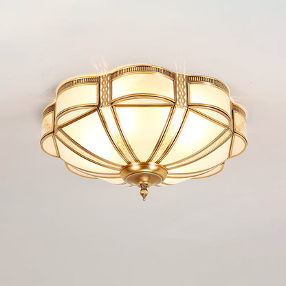 Floral Brass Ceiling-mounted light Ceiling Lamp