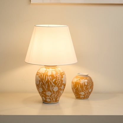 Floral Ceramic Table Lamp