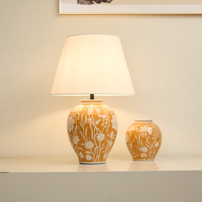 Floral Ceramic Table Lamp