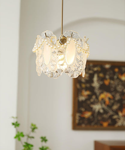 Floral Glass Houselight Pendant Lamp