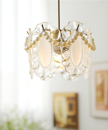 Floral Glass Houselight Pendant Lamp