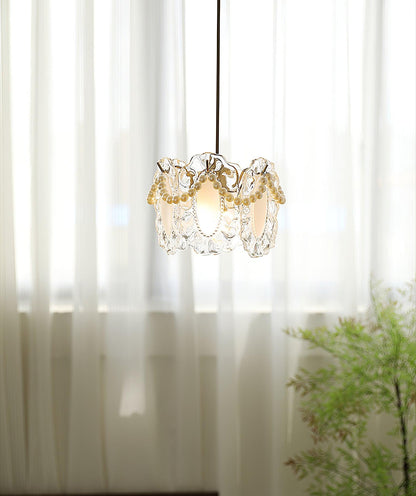 Floral Glass Houselight Pendant Lamp