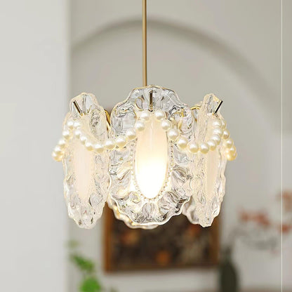 Floral Glass Houselight Pendant Lamp