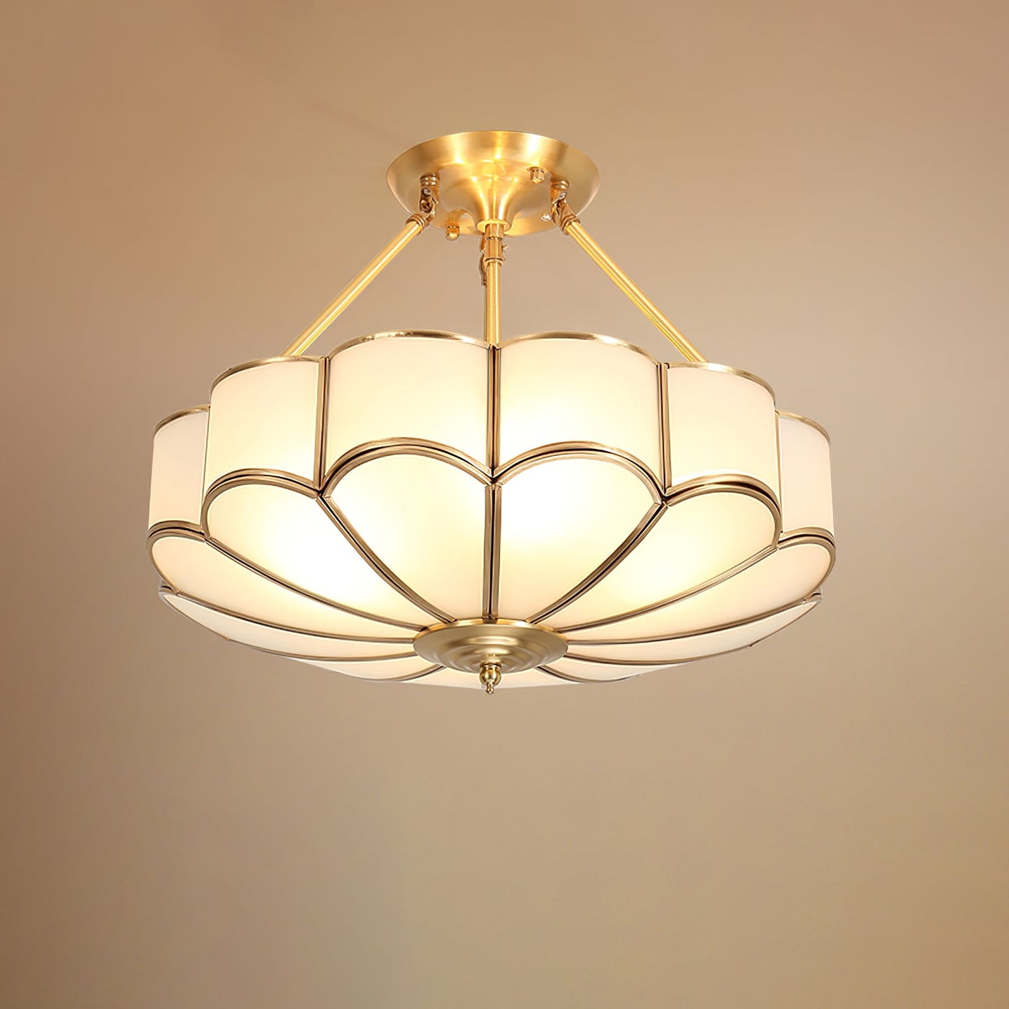 Flower Shape Glass Ceiling fixture Ceiling Light