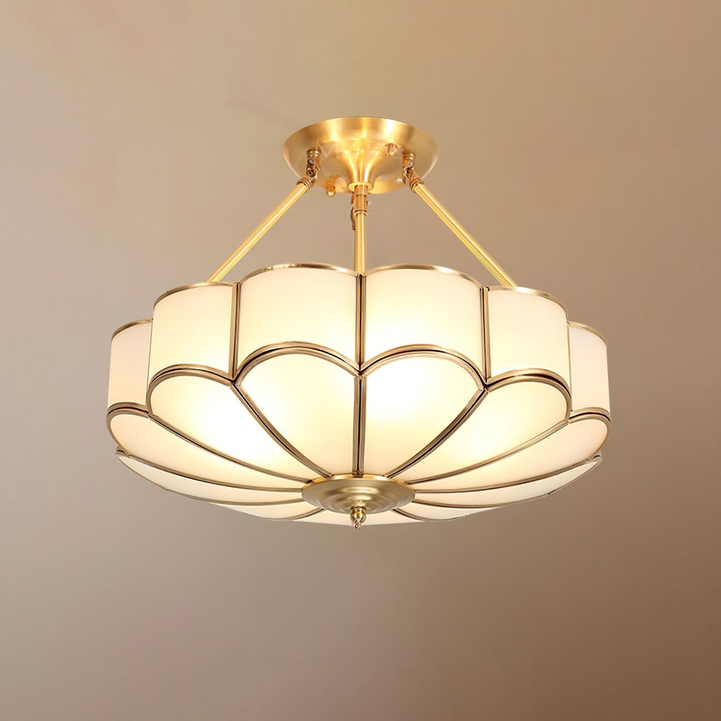 Flower Shape Glass Ceiling fixture Ceiling Light