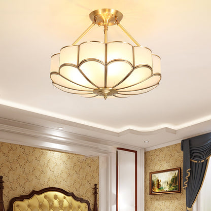 Flower Shape Glass Ceiling fixture Ceiling Light