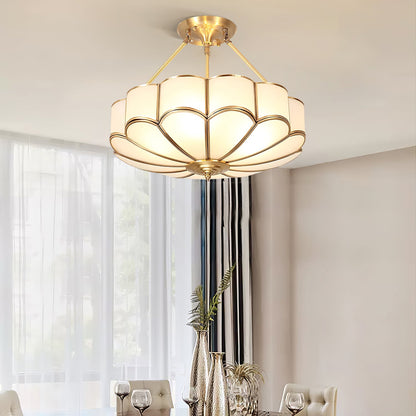 Flower Shape Glass Ceiling fixture Ceiling Light