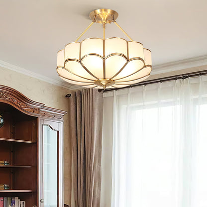 Flower Shape Glass Ceiling fixture Ceiling Light