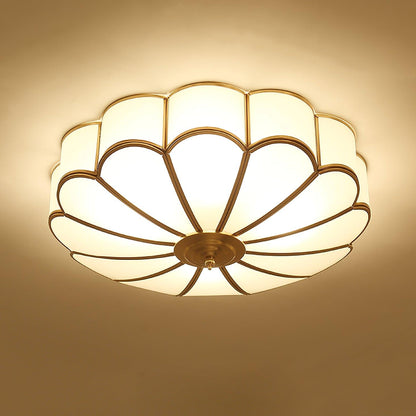 Flower Shape Glass Recessed Ceiling-mounted light Ceiling Light