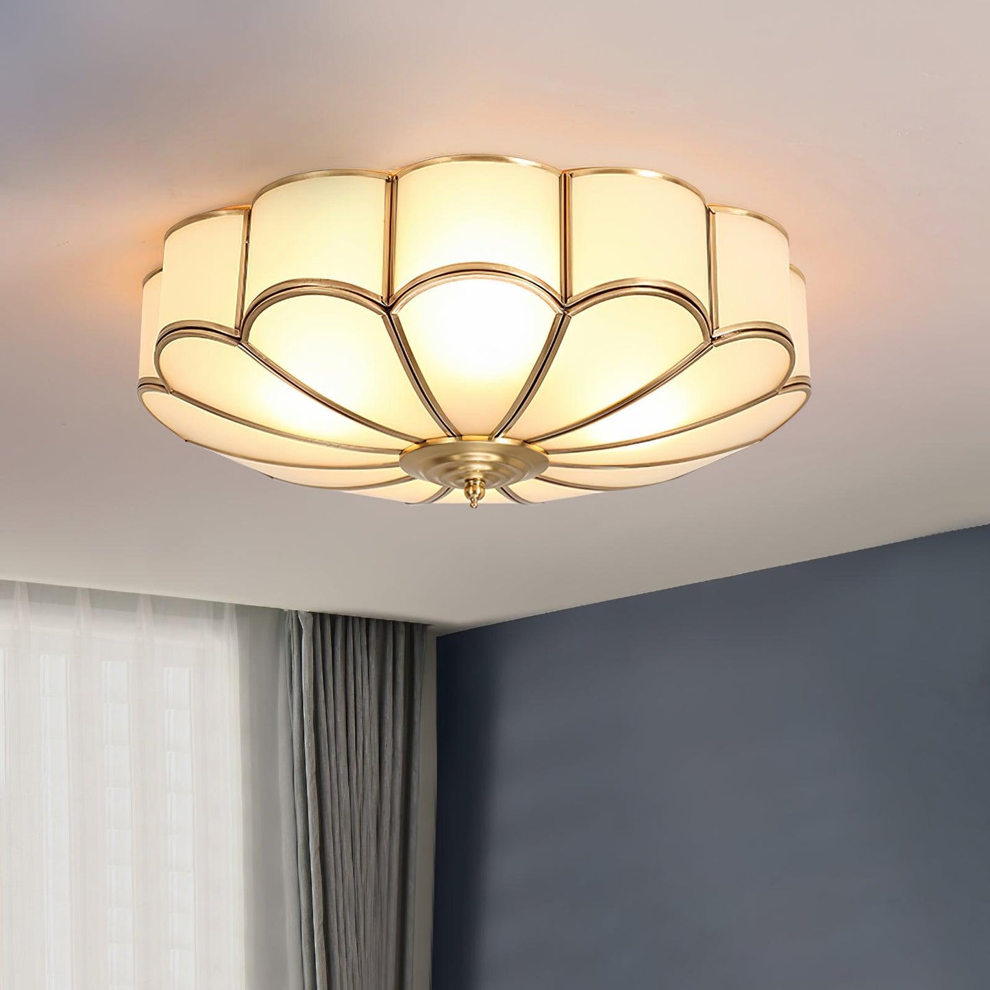 Flower Shape Glass Recessed Ceiling-mounted light Ceiling Light