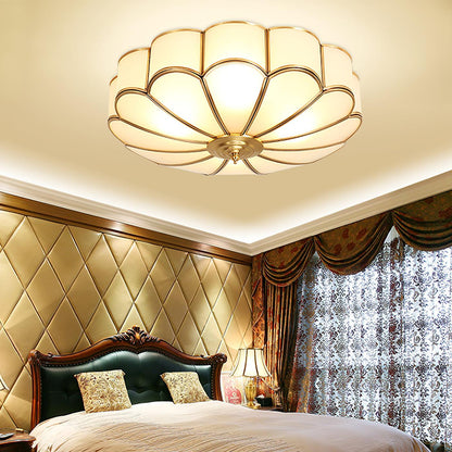 Flower Shape Glass Recessed Ceiling-mounted light Ceiling Light