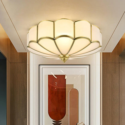 Flower Shape Glass Recessed Ceiling-mounted light Ceiling Light