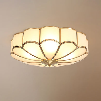 Flower Shape Glass Recessed Ceiling-mounted light Ceiling Light