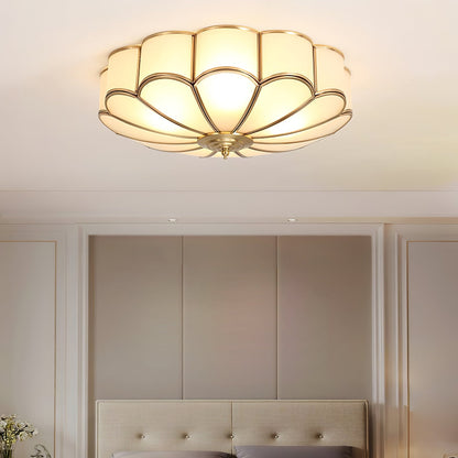 Flower Shape Glass Recessed Ceiling-mounted light Ceiling Light