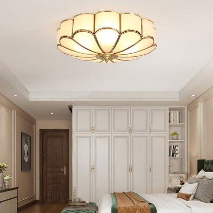 Flower Shape Glass Recessed Ceiling-mounted light Ceiling Light