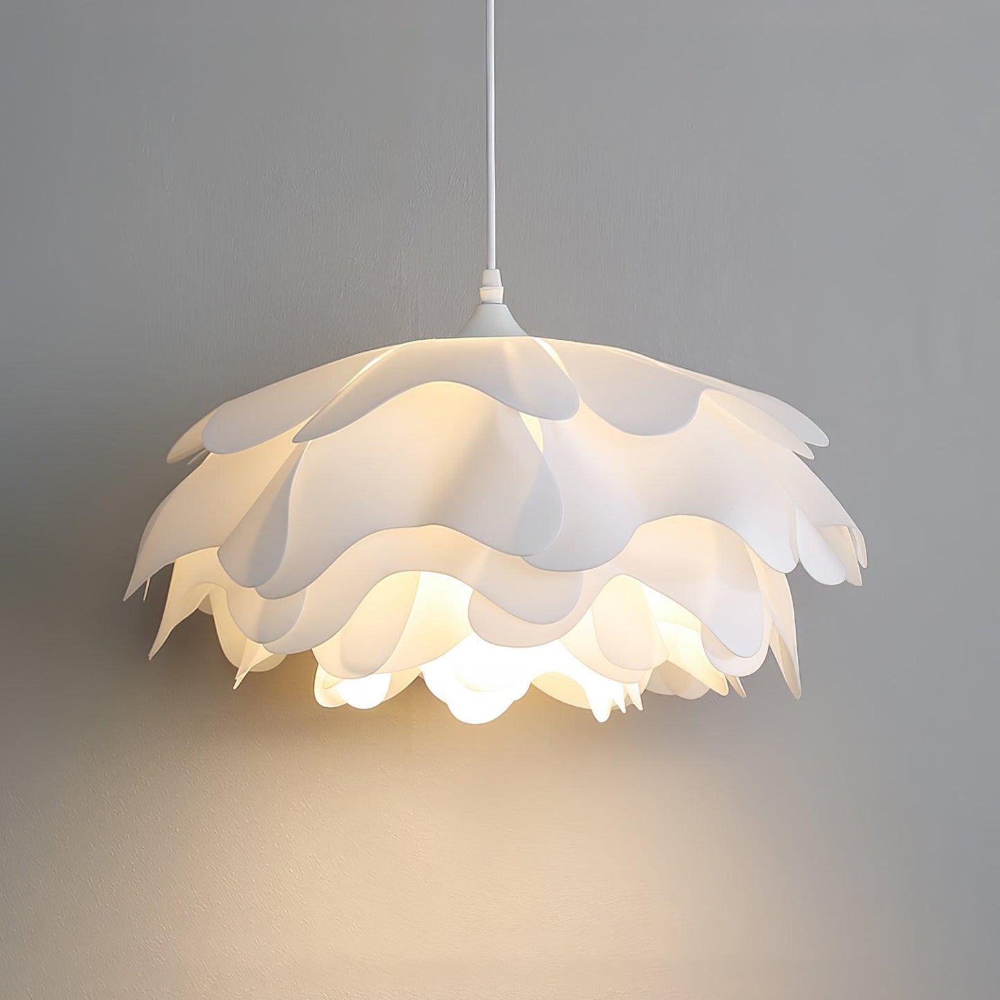 Flower Shaped White Hanging light Pendant Lamp